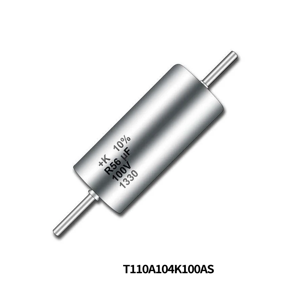 KEMET T110A104K100AS Tantalum Capacitors - Solid Leaded 100volts 0.1uF 10%