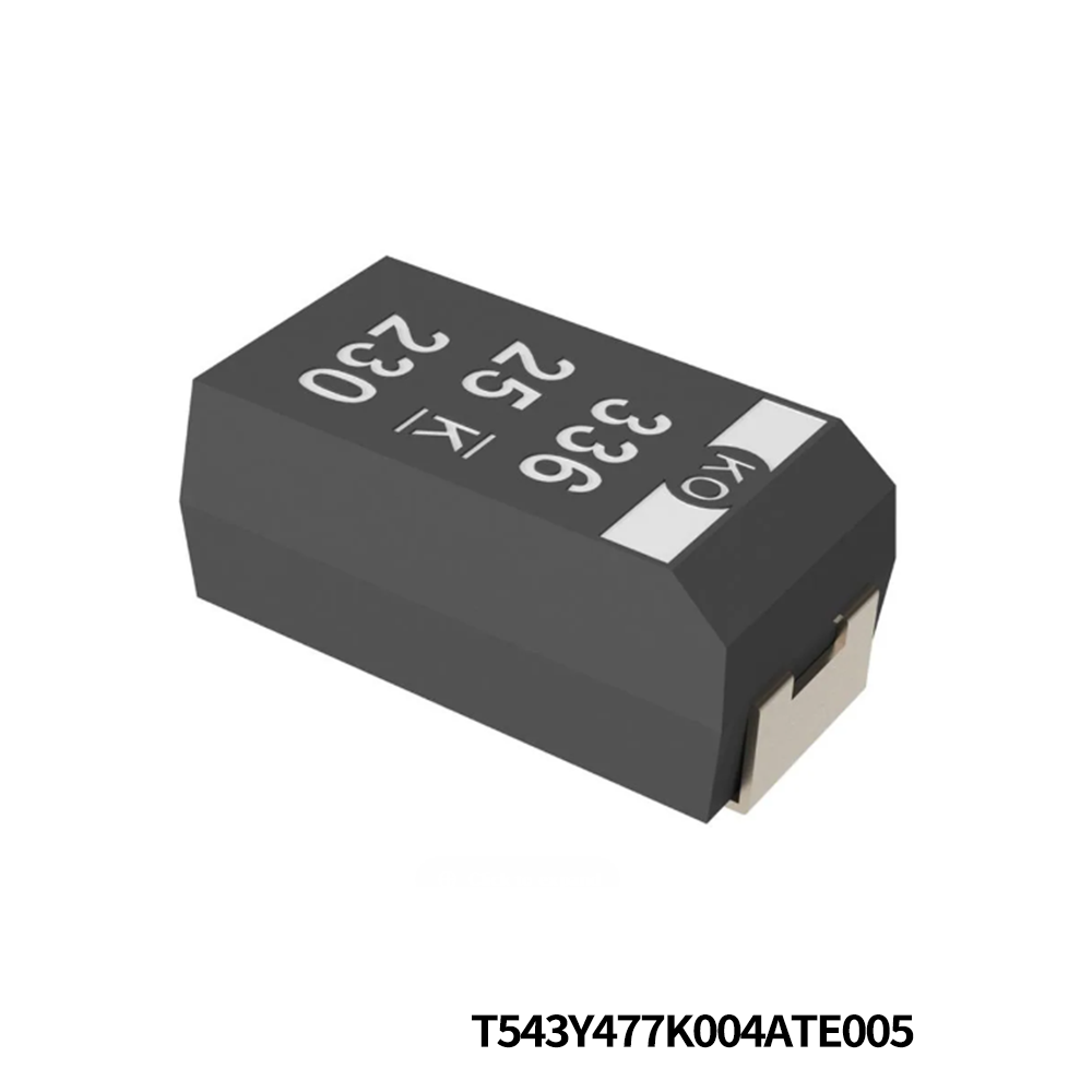 KEMET T543Y477K004ATE005 Tantalum Capacitors - Polymer 4V 470uF 2917 10% ESR=5mOhms