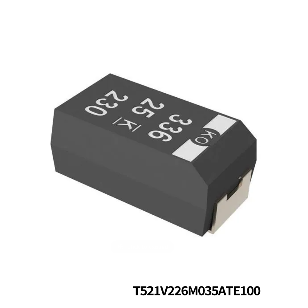 KEMET T521V226M035ATE100 Tantalum Capacitors - Polymer 35V 22uF 20% 7343-20 -55C / 105C ESR=100mOhms