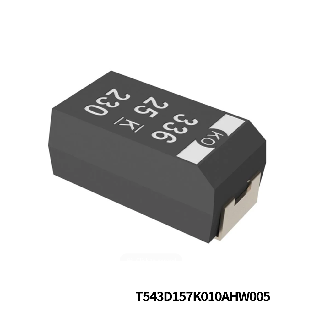 KEMET T543D157K010AHW005 Tantalum Capacitors - Polymer 10V 150uF 2917 10% ESR=5mOhms