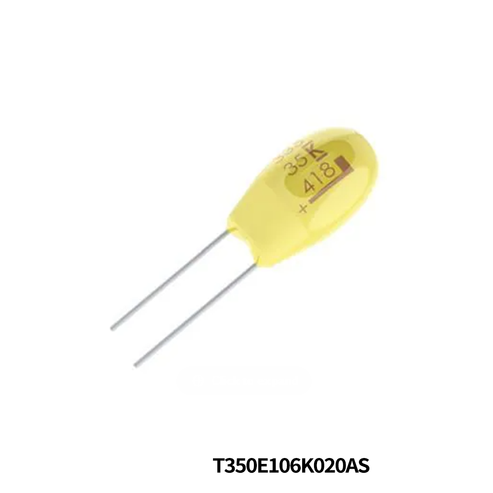 KEMET T350E106K020AS Tantalum Capacitors - Solid Leaded 20volts 10uF 10%