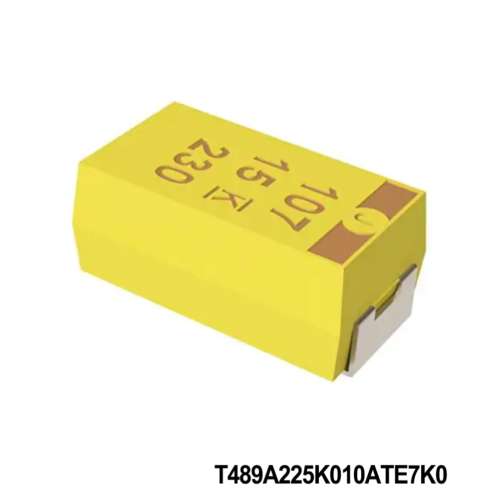 KEMET T489A225K010ATE7K0 Tantalum Capacitors - Solid SMD 10V 2.2uF 10% ESR=7000mOhms
