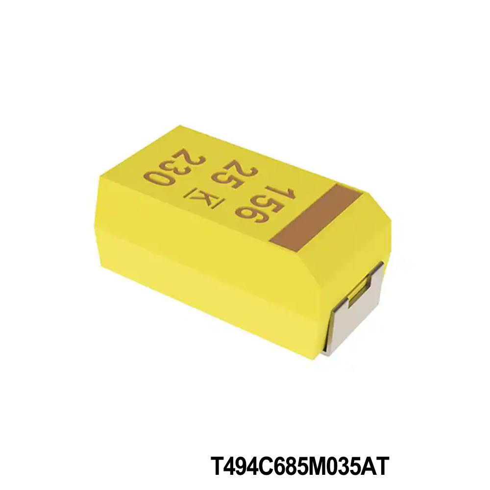 KEMET T494C685M035AT Tantalum Capacitors - Solid SMD 35V 6.8uF 2312 20% ESR=900mOhms