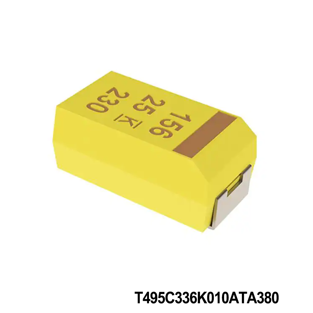 KEMET T495C336K010ATA380 Tantalum Capacitors - Solid SMD 10V 33uF 2412 10 % ESR=38mOhms AECQ200