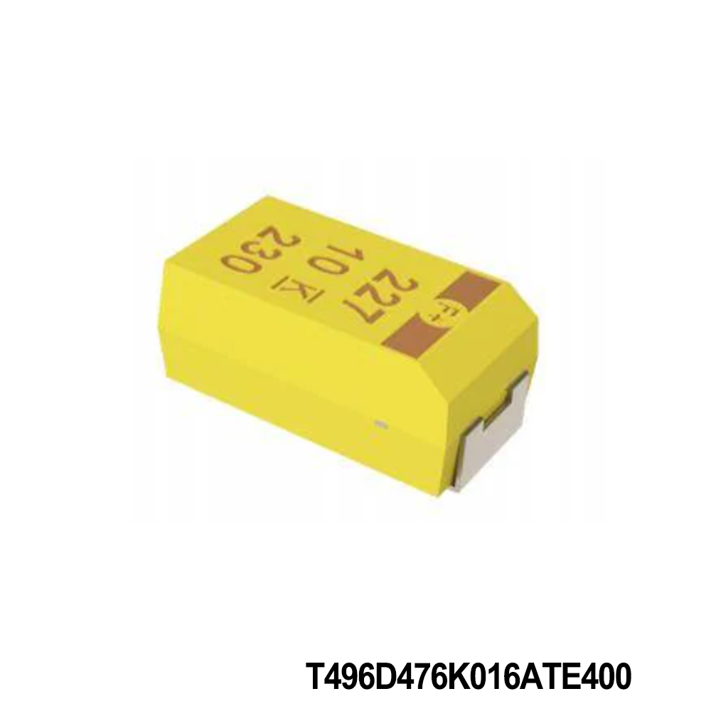 KEMET T496D476K016ATE400 Tantalum Capacitors - Solid SMD 16V 47uF 2917 10% ESR=400mOhms