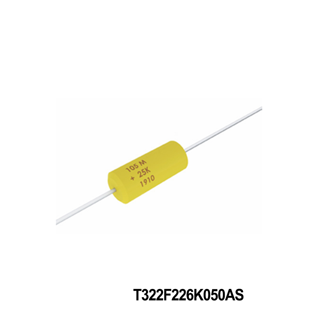 KEMET T322F226K050AS Tantalum Capacitors - Solid Leaded 50V 22uF 10%