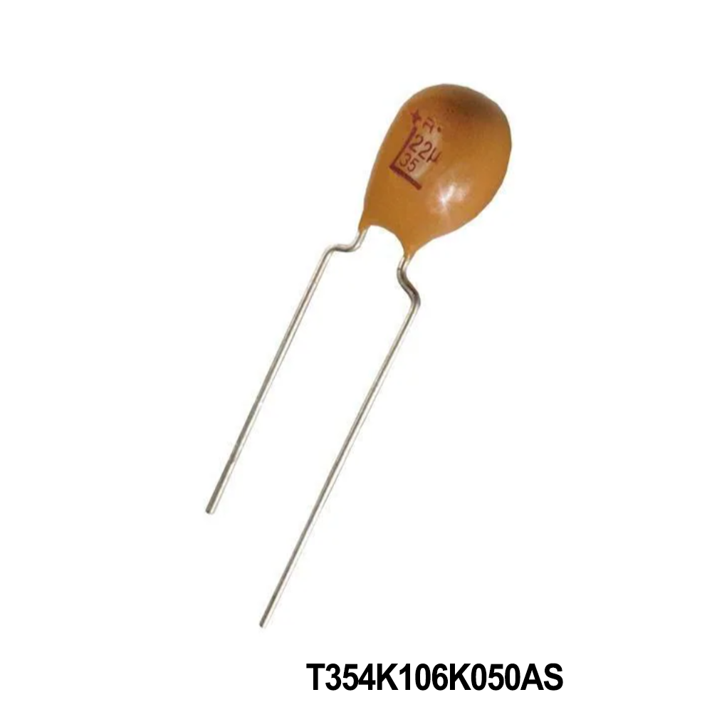 KEMET T354K106K050AS Tantalum Capacitors - Solid Leaded 50V 10uF 10%