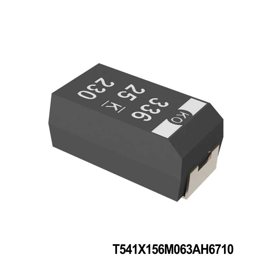 KEMET T541X156M063AH6710 Tantalum Capacitors - Polymer 63V 15uF 2917 20% ESR=50mOhms