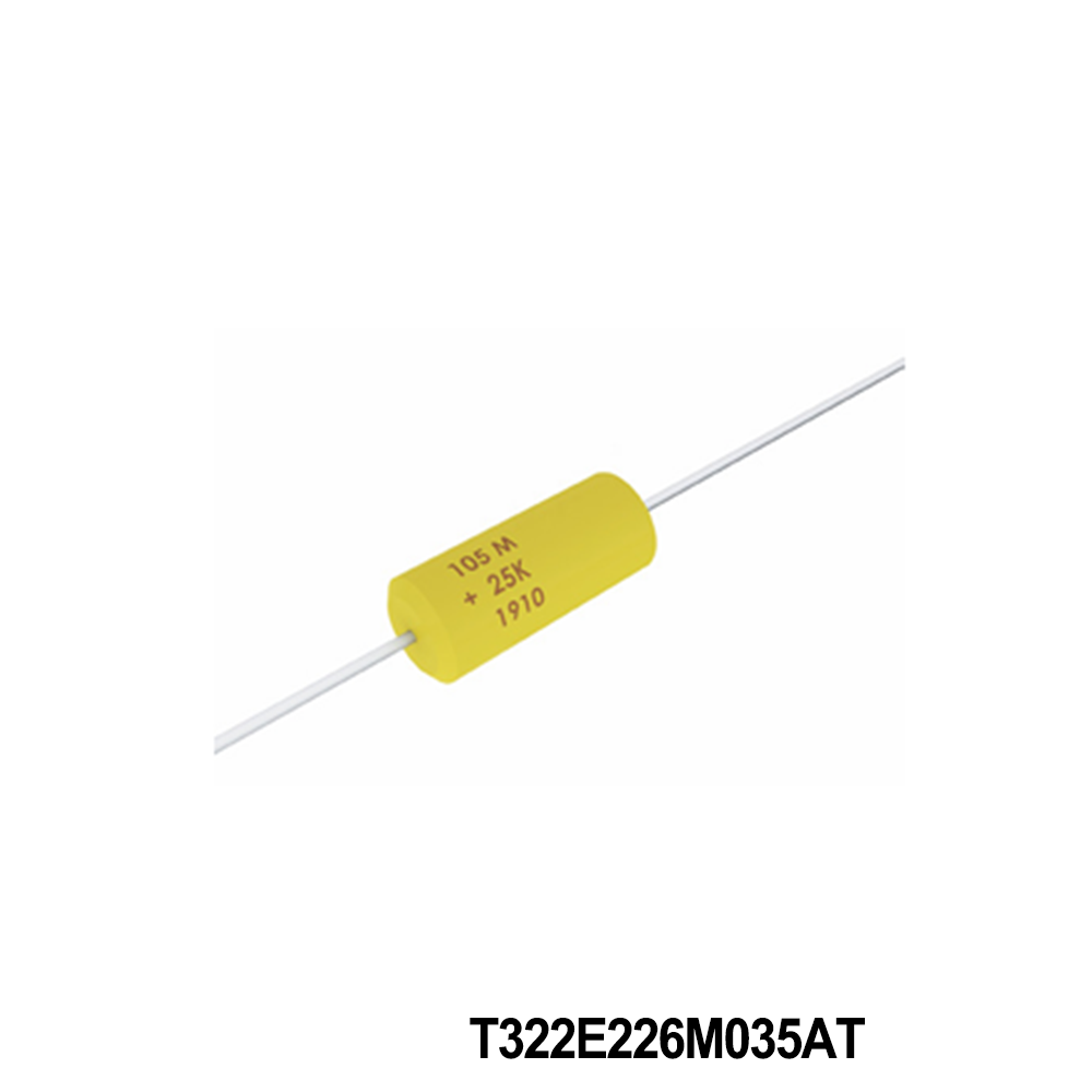 KEMET T322E226M035AT Tantalum Capacitors - Solid Leaded 22uF 35V 20% E
