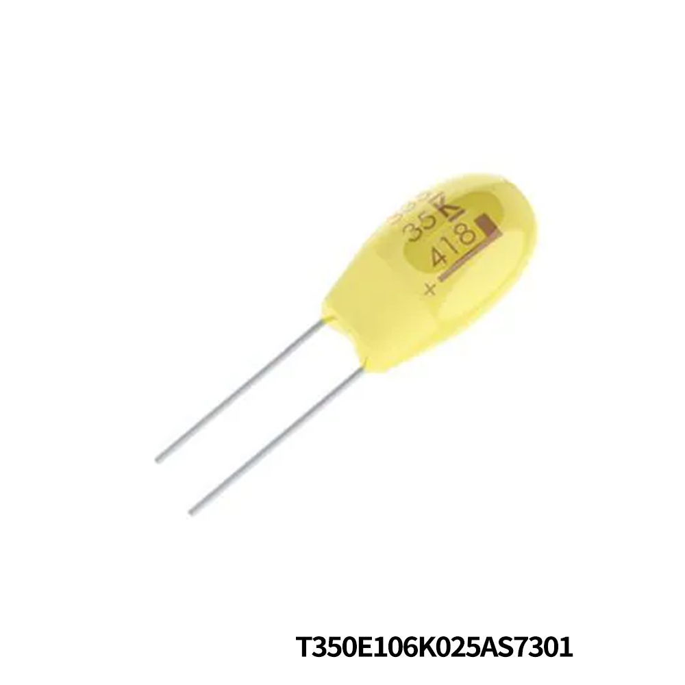 KEMET T350E106K025AS7301 Tantalum Capacitors - Solid Leaded 10UF 25V 10% 2.54MM