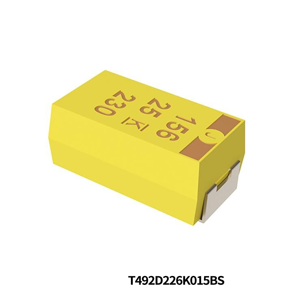 KEMET T492D226K015BS Tantalum Capacitors - Solid SMD 15V 22 uF 2917 10% T492