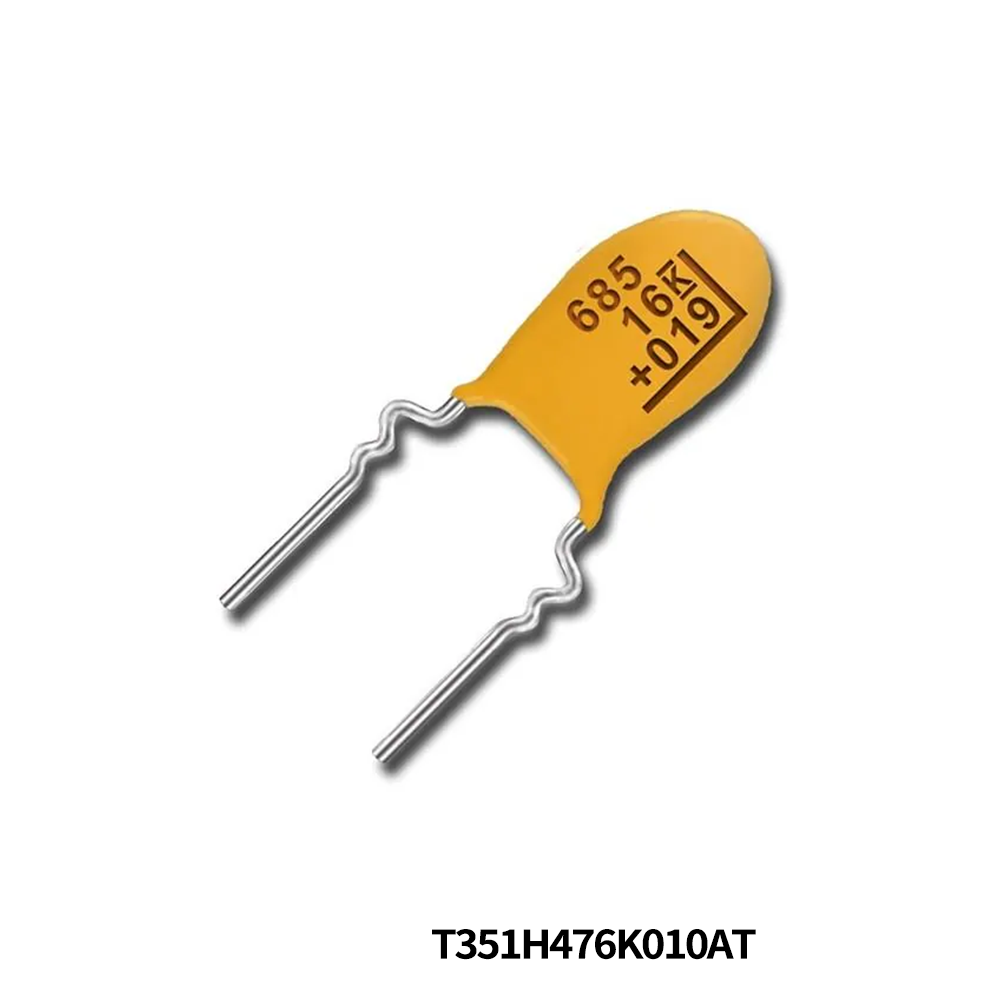KEMET T351H476K010AT Tantalum Capacitors - Solid Leaded 10V 47uF 10%