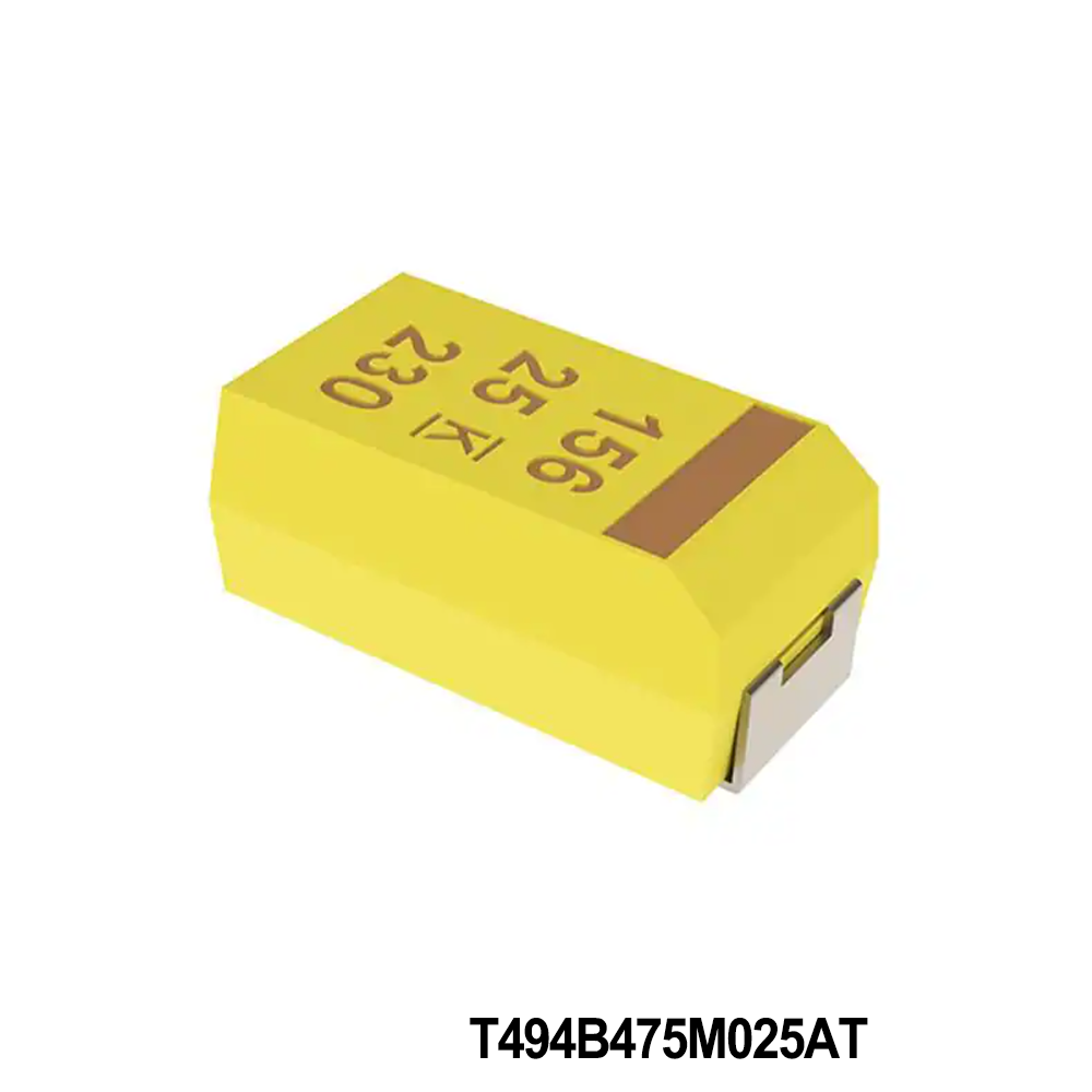 KEMET T494B475M025AT Tantalum Capacitors - Solid SMD 25V 4.7uF 1311 20% ESR=1ohms