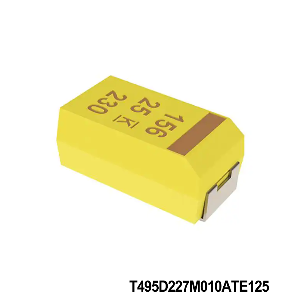 KEMET T495D227M010ATE125 Tantalum Capacitors - Solid SMD 10V 220uF 2917 20% ESR=125mOhms