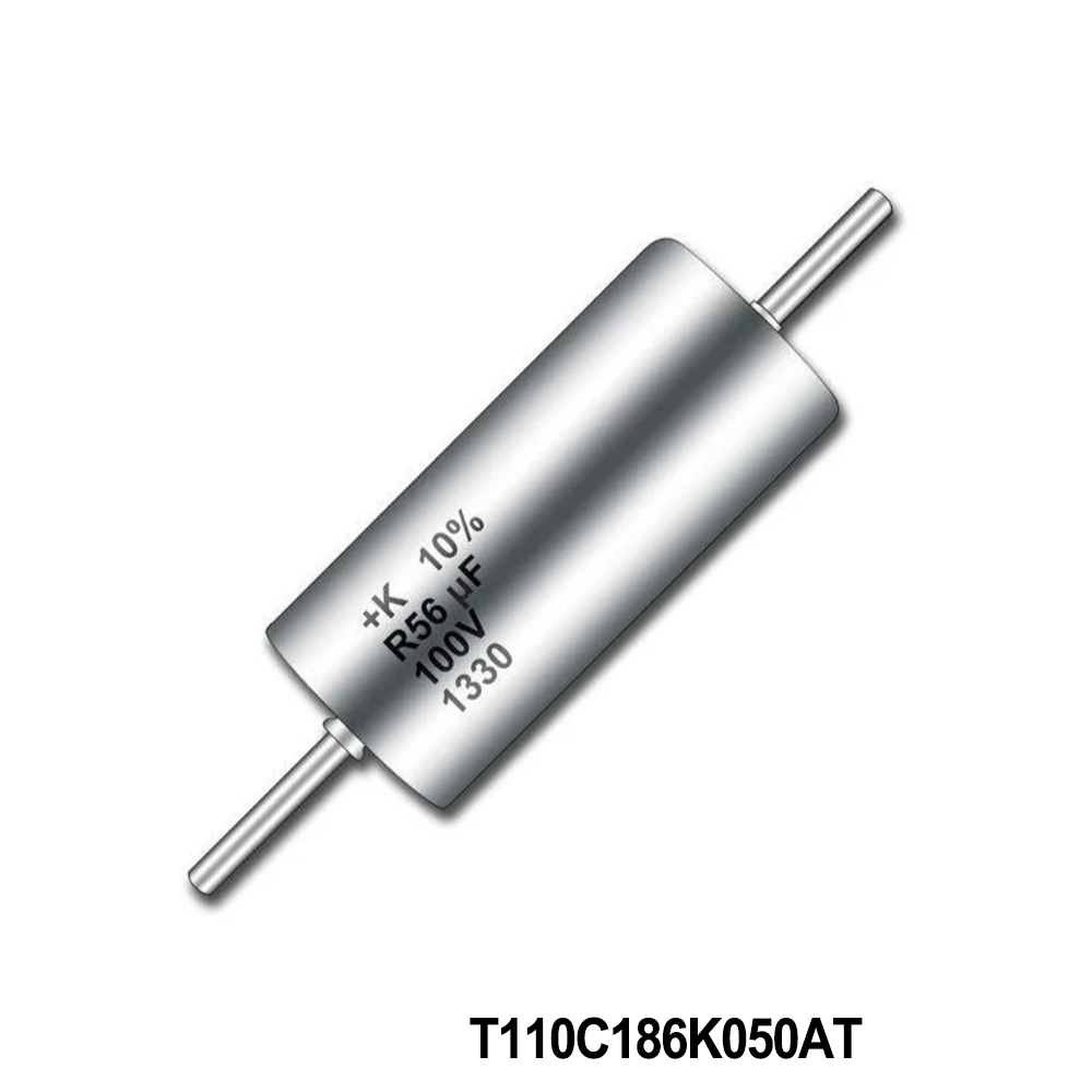KEMET T110C186K050AT Tantalum Capacitors - Solid Leaded 50volts 18uF 10%