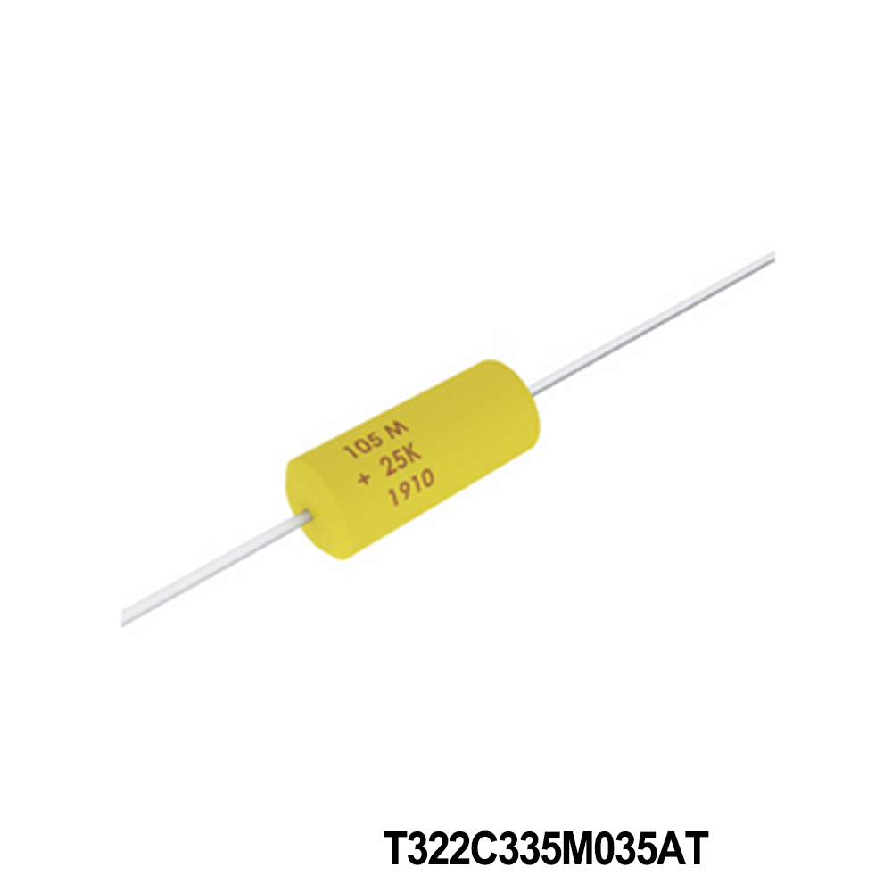 KEMET T322C335M035AT Tantalum Capacitors - Solid Leaded 35V 3.3uF 20%