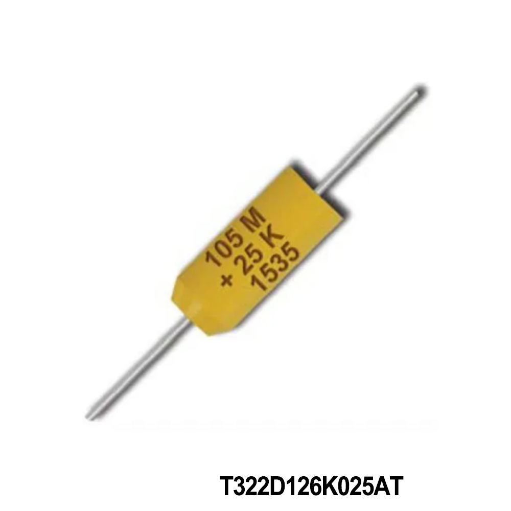 KEMET T322D126K025AT Tantalum Capacitors - Solid Leaded 25V 12uF 10%