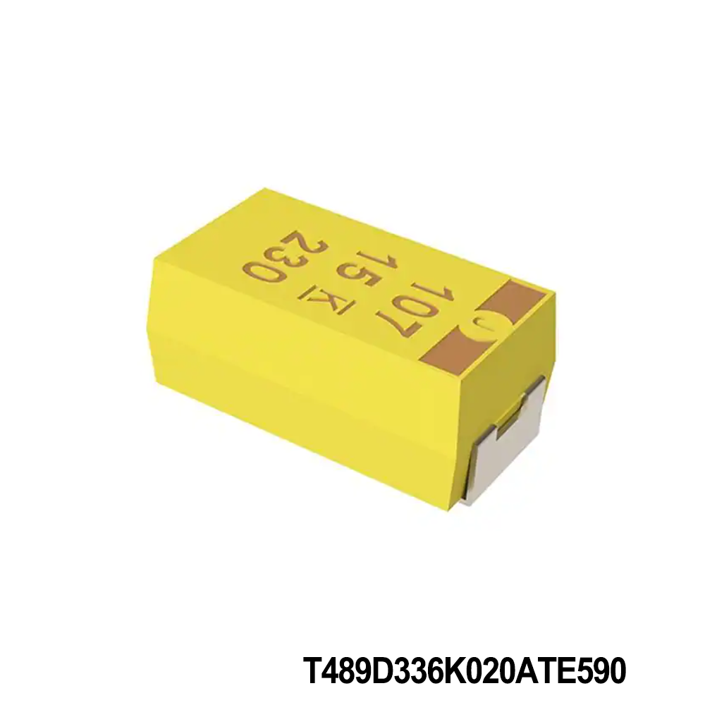 KEMET T489D336K020ATE590 Tantalum Capacitors - Solid SMD 20V 33uF 10% ESR=590mOhms