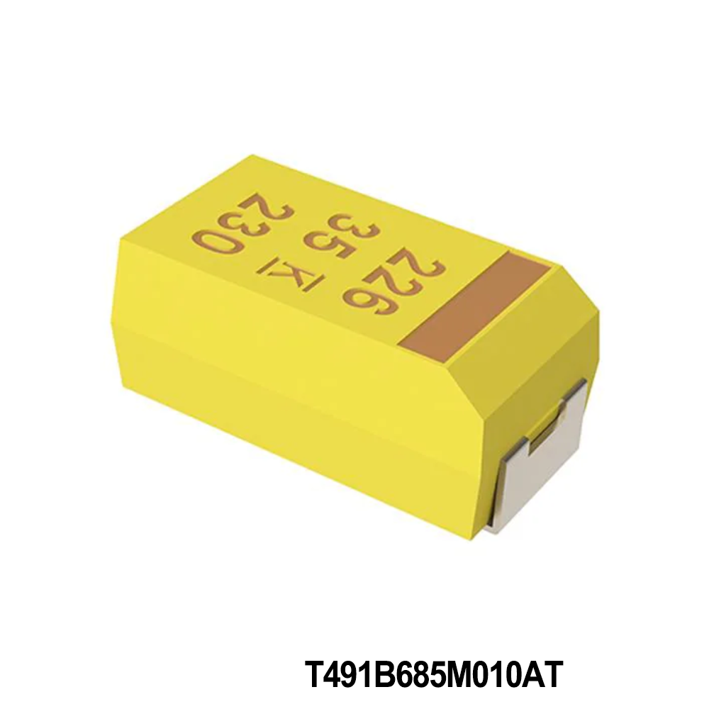 KEMET T491B685M010AT Tantalum Capacitors - Solid SMD 10V 6.8uF 1311 20% ESR=3.5ohms