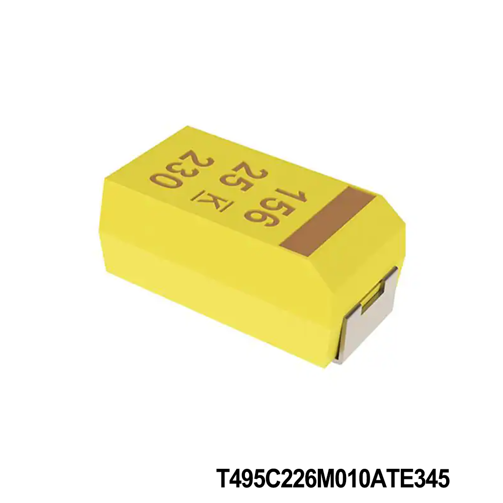 KEMET T495C226M010ATE345 Tantalum Capacitors - Solid SMD 10V 22uF 2312 20% ESR=345mOhms