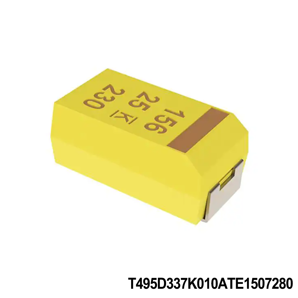 KEMET T495D337K010ATE1507280 Tantalum Capacitors - Solid SMD 10V 330uF 10% ESR=150mOhms