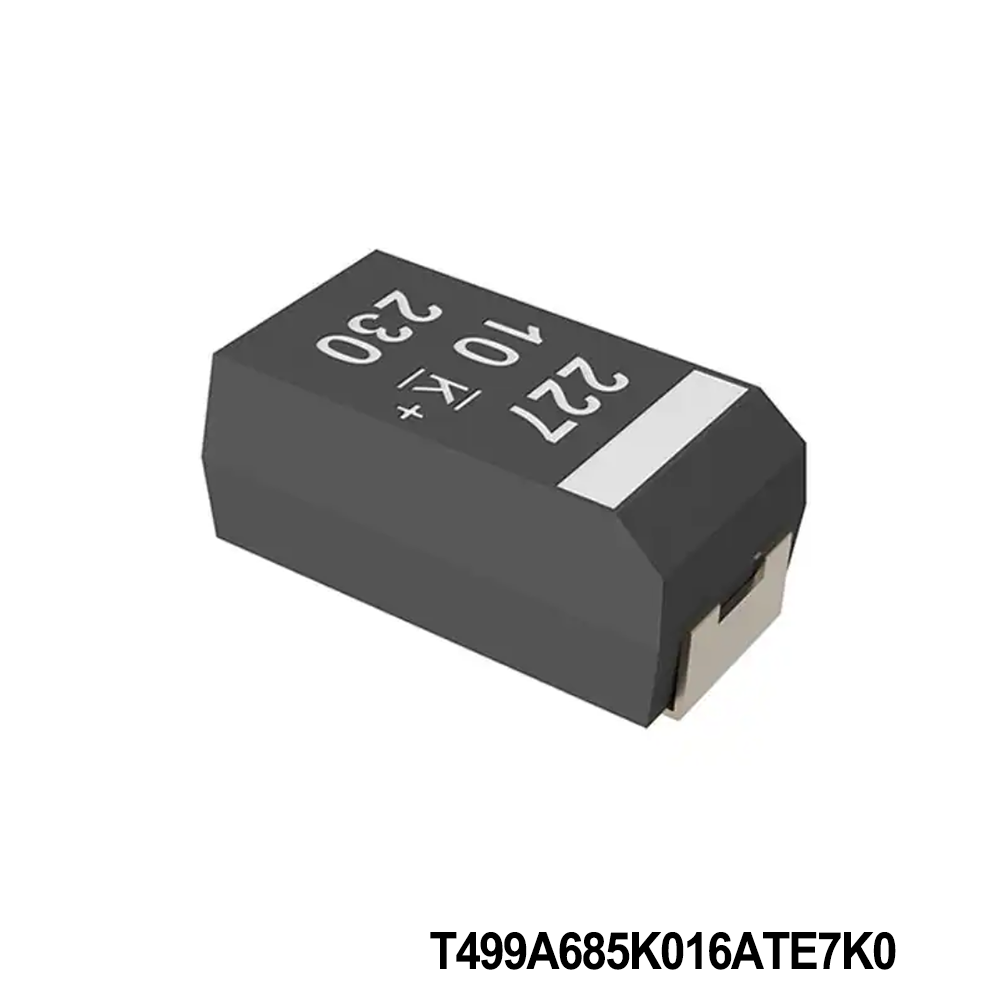 KEMET T499A685K016ATE7K0 Tantalum Capacitors - Solid SMD 16V 6.8uF 1206 10% ESR=7ohms