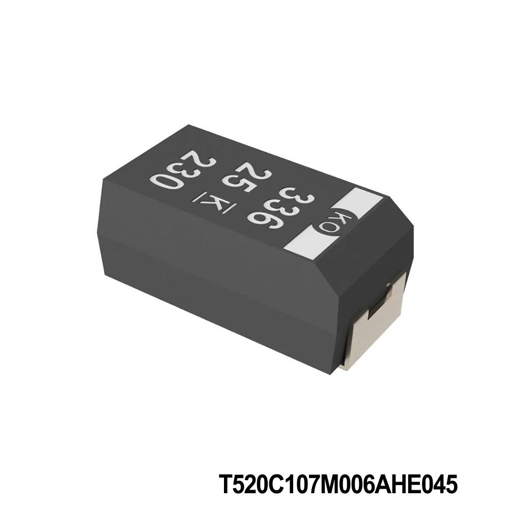 KEMET T520D227M006ATE007 Tantalum Capacitors - Polymer 6.3V 220uF 2917 20% ESR=7mOhms