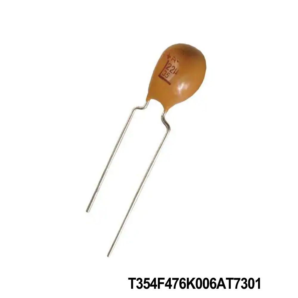 KEMET T354F476K006AT7301 Tantalum Capacitors - Solid Leaded 6 VDC 47UF 10%