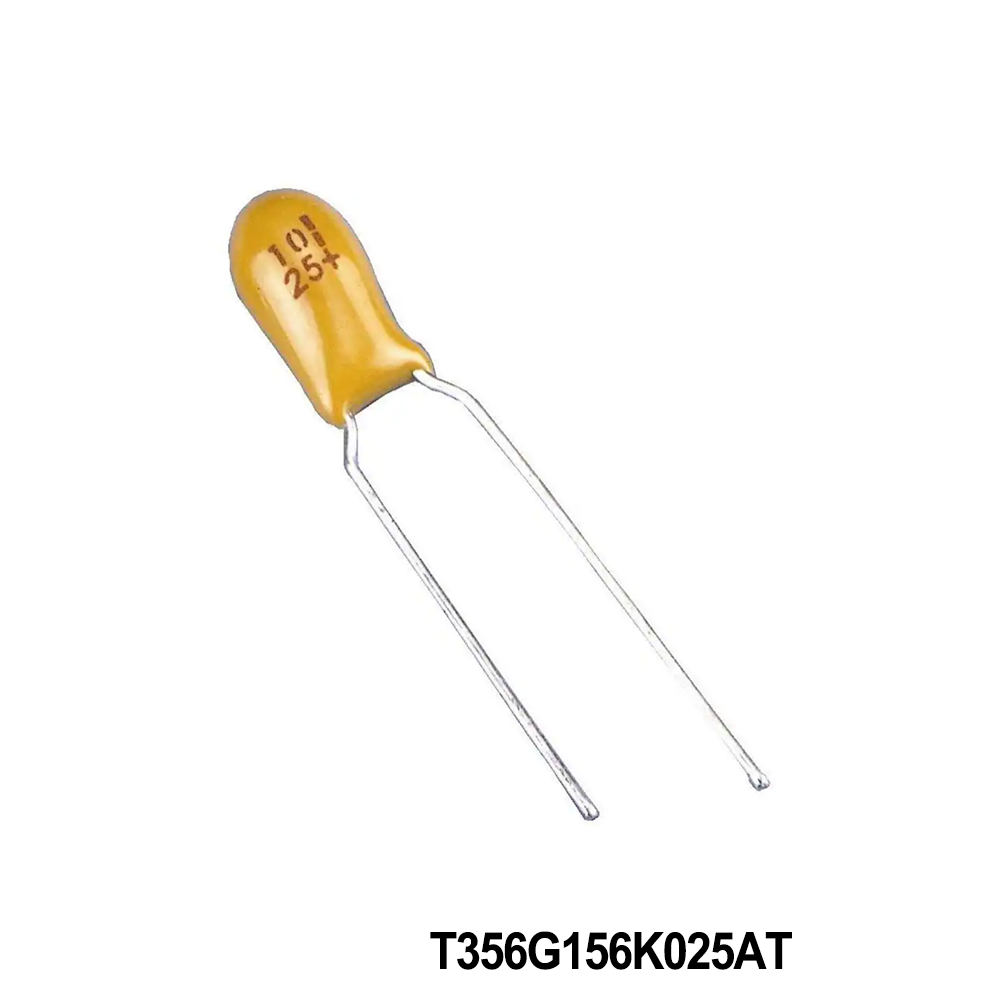 KEMET T356G156K025AT Tantalum Capacitors - Solid Leaded 25V 15uF 10% LS=5.08mm