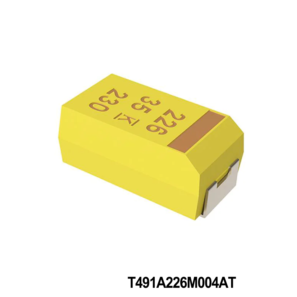 KEMET T491A226M004AT Tantalum Capacitors - Solid SMD 4V 22uF 1206 20% ESR=4ohms