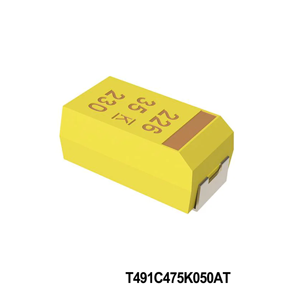 KEMET T491C475K050AT Tantalum Capacitors - Solid SMD 50V 4.7uF 2312