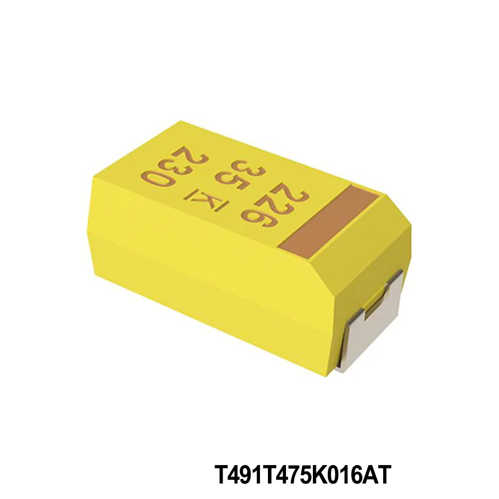 KEMET T491T475K016AT Tantalum Capacitors - Solid SMD 16V 4.7uF 1311 10% ESR=5ohms