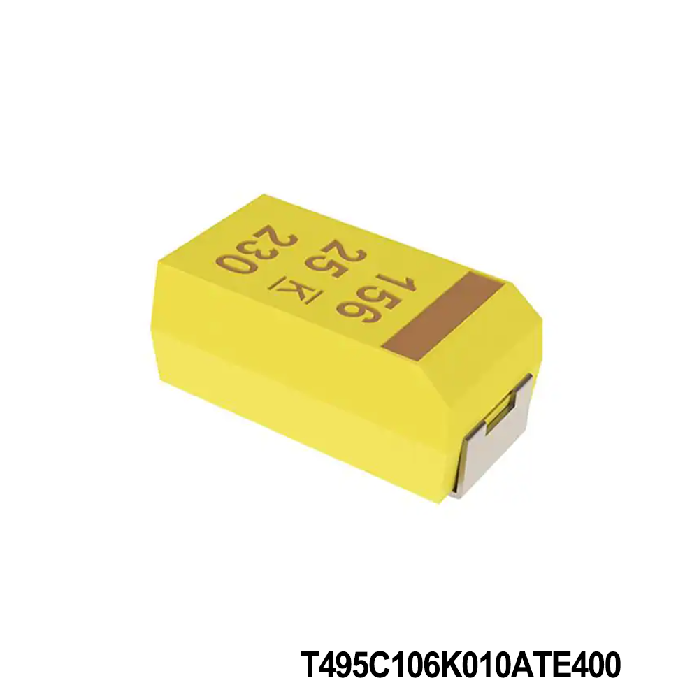 KEMET T495C106K010ATE400 Tantalum Capacitors - Solid SMD 10V 10uF 2312 10% ESR=400mOhms
