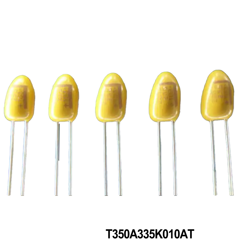KEMET T350A335K010AT Tantalum Capacitors - Solid Leaded 10volts 3.3uF 10%