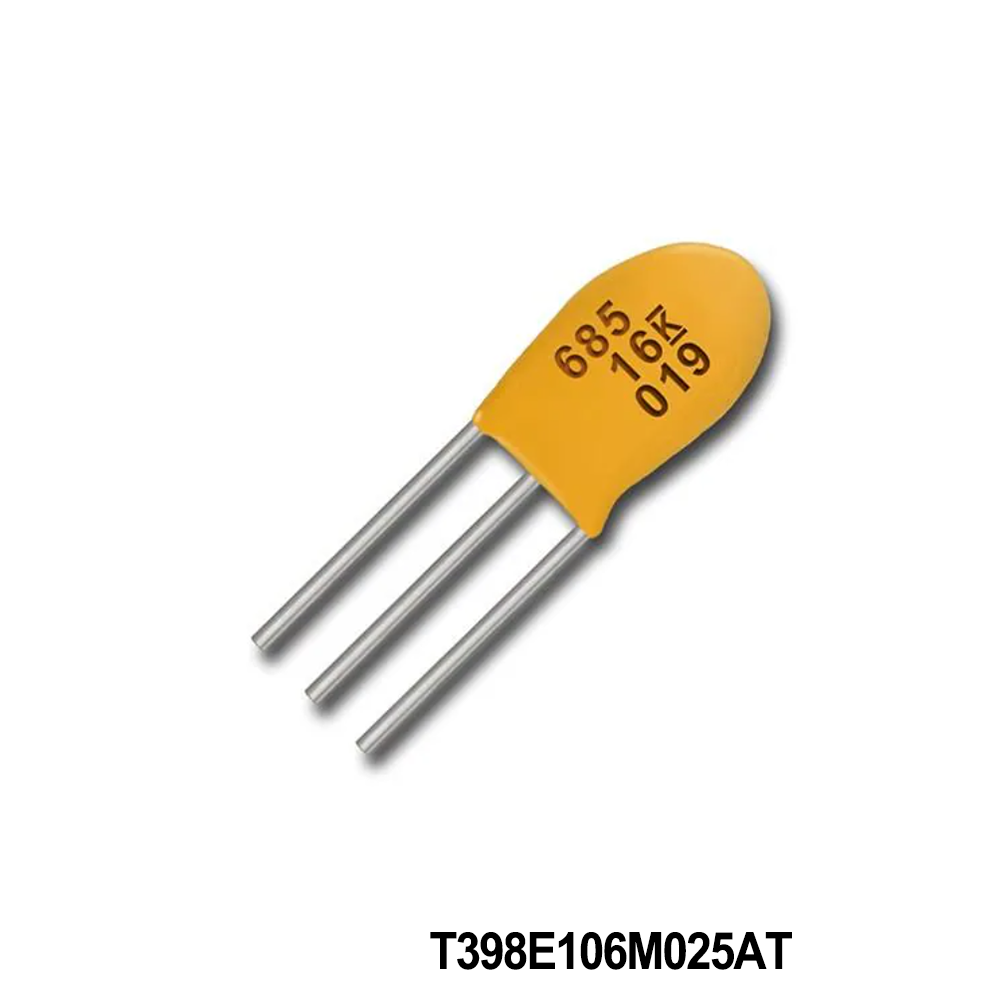 KEMET T398E106M025AT Tantalum Capacitors - Solid Leaded 25V 10uF 20%