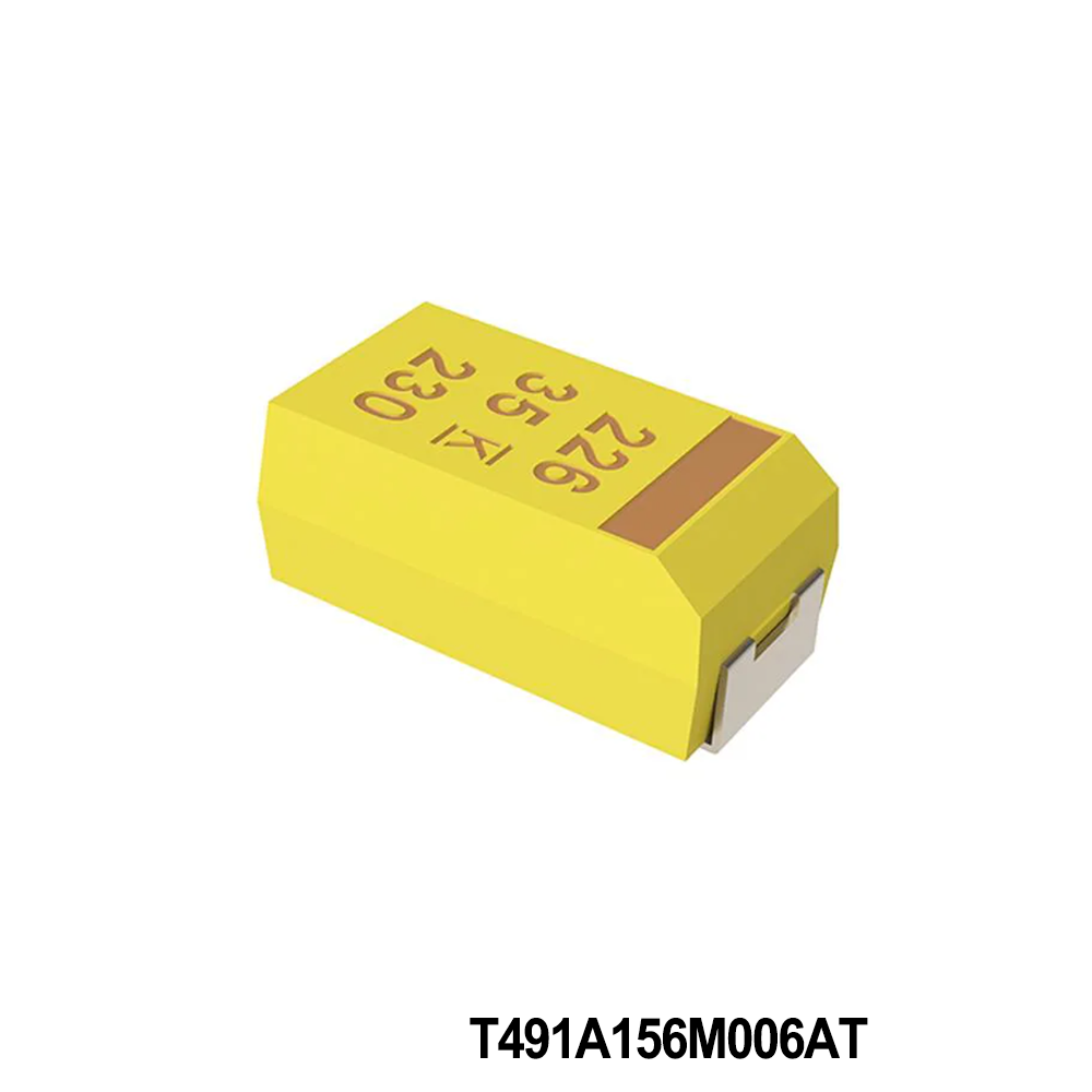 KEMET T491A156M006AT Tantalum Capacitors - Solid SMD 6.3V 15uF 1206 20% ESR=3.5ohms