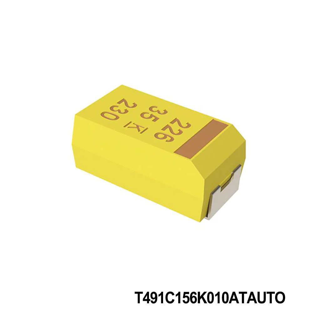 KEMET T491C156K010ATAUTO Tantalum Capacitors - Solid SMD 10V 15uF 2412 10 % ESR=83mOhms AECQ200