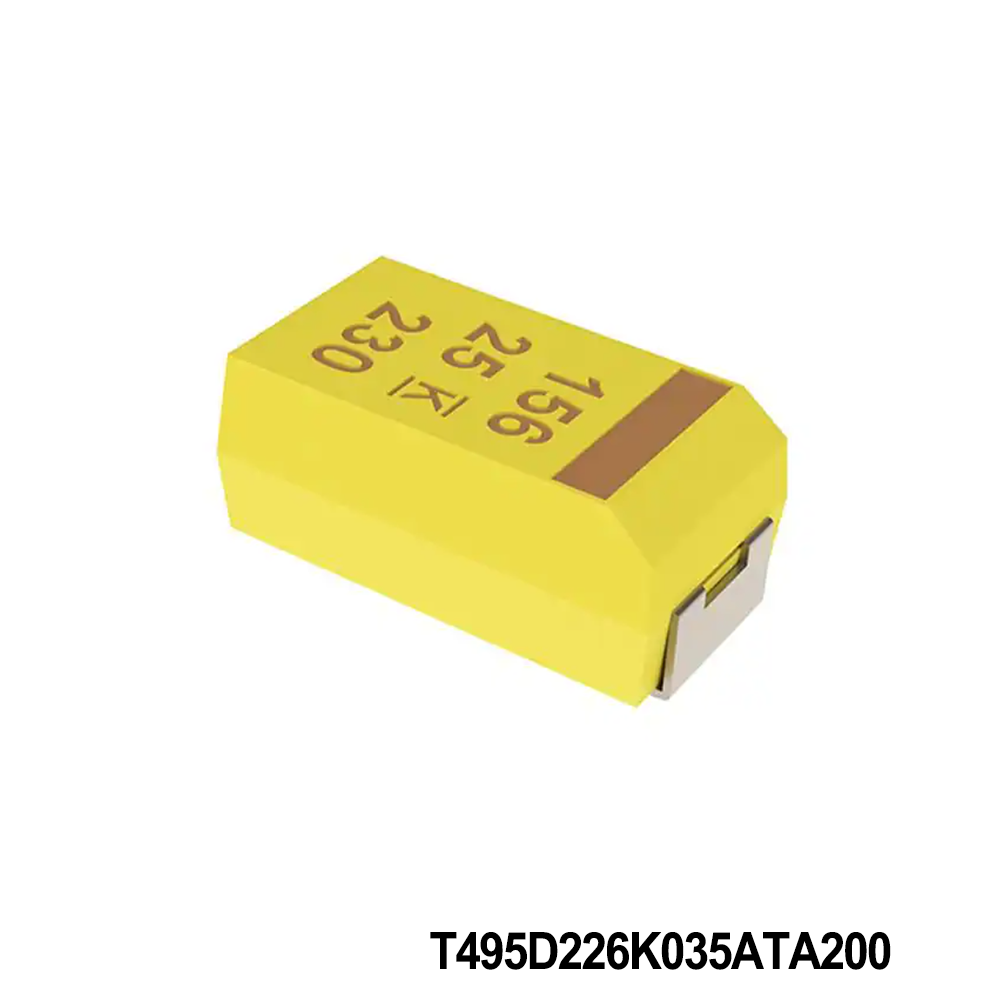 KEMET T495D226K035ATA200 Tantalum Capacitors - Solid SMD 35V 22uF 2917 10 % ESR=200mOhms AECQ200