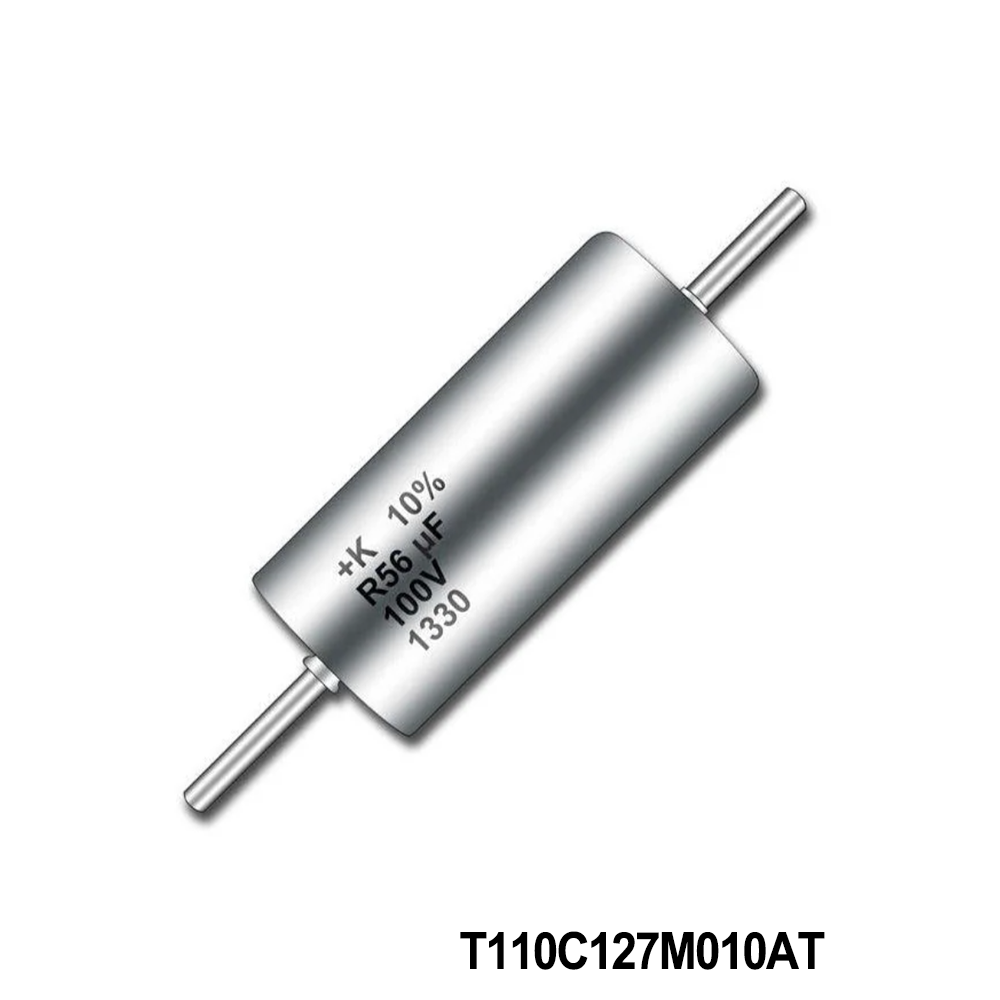 KEMET T110C127M010AT Tantalum Capacitors - Solid Leaded 10volts 120uF 20%