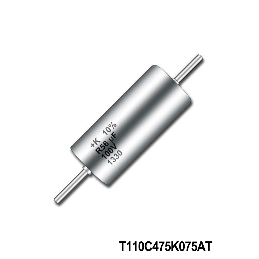 KEMET T110C475K075AT Tantalum Capacitors - Solid Leaded 75V 4.7uF 10% ESR=2.5Ohms