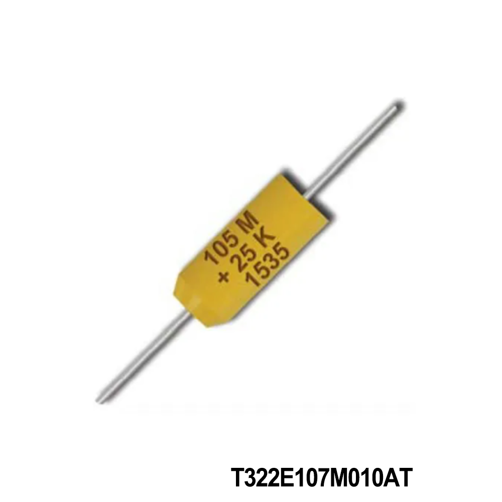 KEMET T322E107M010AT Tantalum Capacitors - Solid Leaded 10volts 100uF 20%