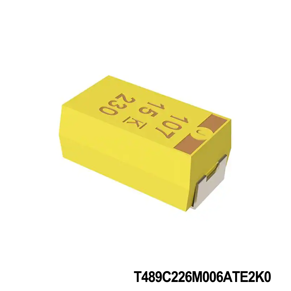 KEMET T489C226M006ATE2K0 Tantalum Capacitors - Solid SMD 6.3V 22uF 20% ESR=2000mOhms