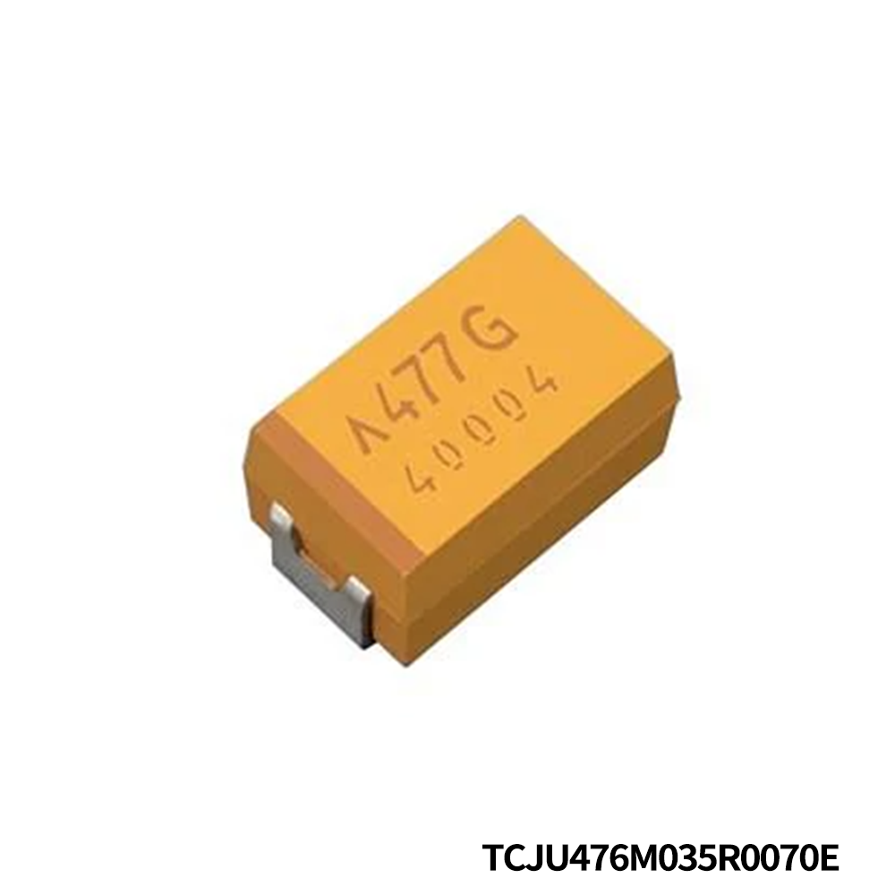 TCJU476M035R0070E KYOCERA AVX Tantalum Capacitors  35V 47uF 20% 2924 