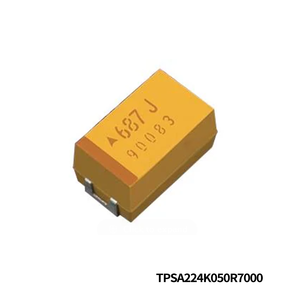 TPSA224K050R7000 KYOCERA AVX Tantalum Capacitors  50V 20% 2uF 1206 