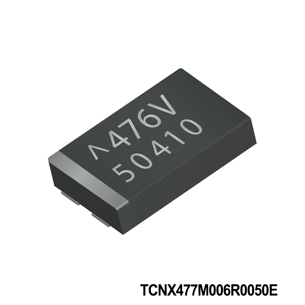 TCNX477M006R0050E KYOCERA AVX Tantalum Capacitors  6.3V 470uF  296.1uA 2917 20%
