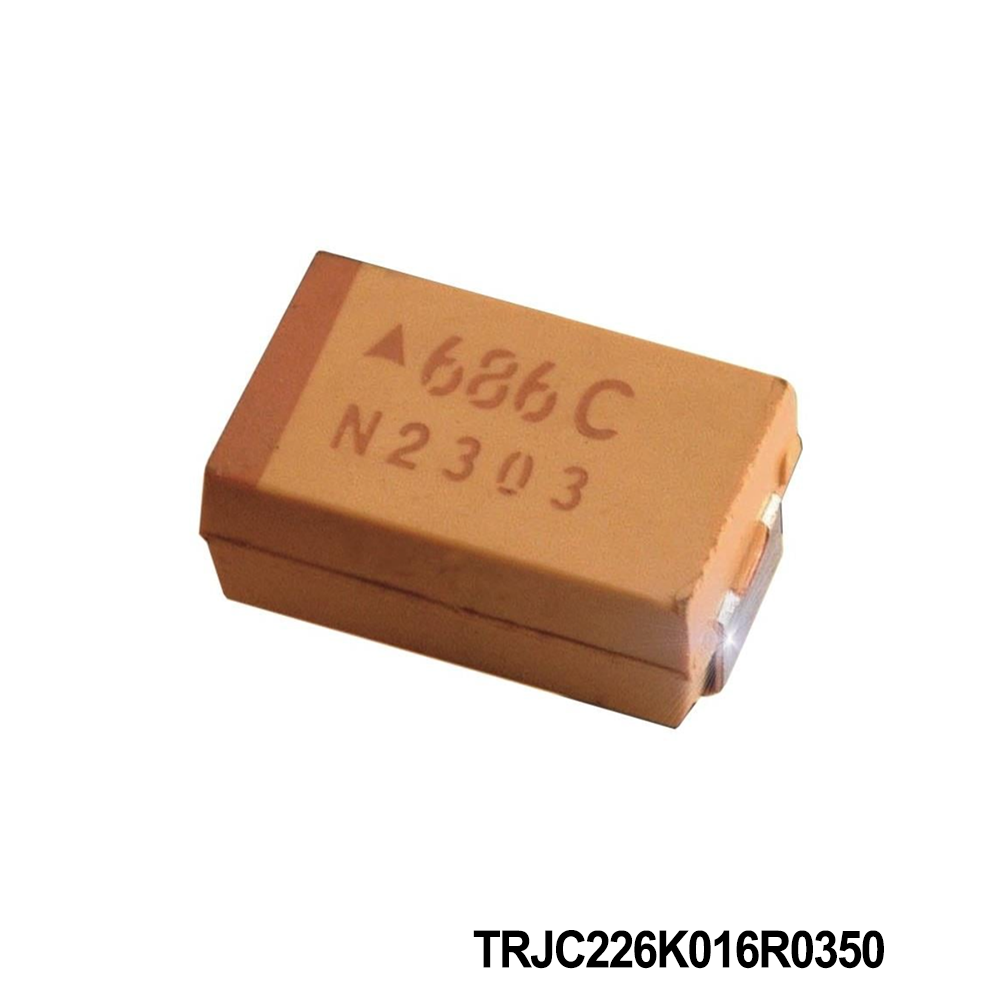 TRJC226K016R0350 KYOCERA AVX Tantalum Capacitors  22uF +/-10% 16V 