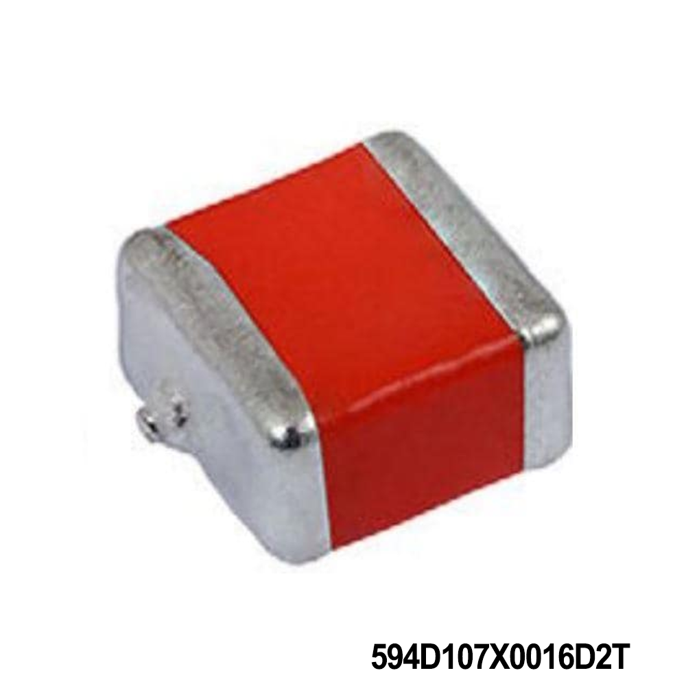594D107X0016D2T Vishay / Sprague Tantalum Capacitors - Solid SMD 100uF 16volts 20% D