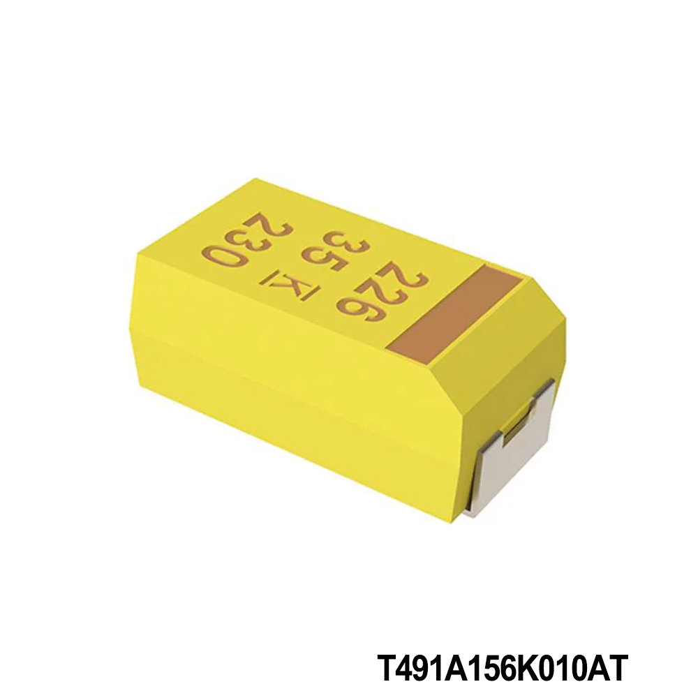 T491A156K010AT KEMET Tantalum Capacitors - Solid SMD 10V 15uF 1206 10%