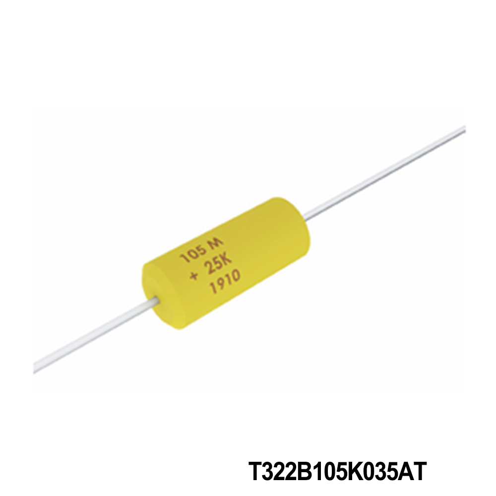 T322B105K035AT KEMET Tantalum Capacitors - Solid Leaded 35V 1.0uF 10%