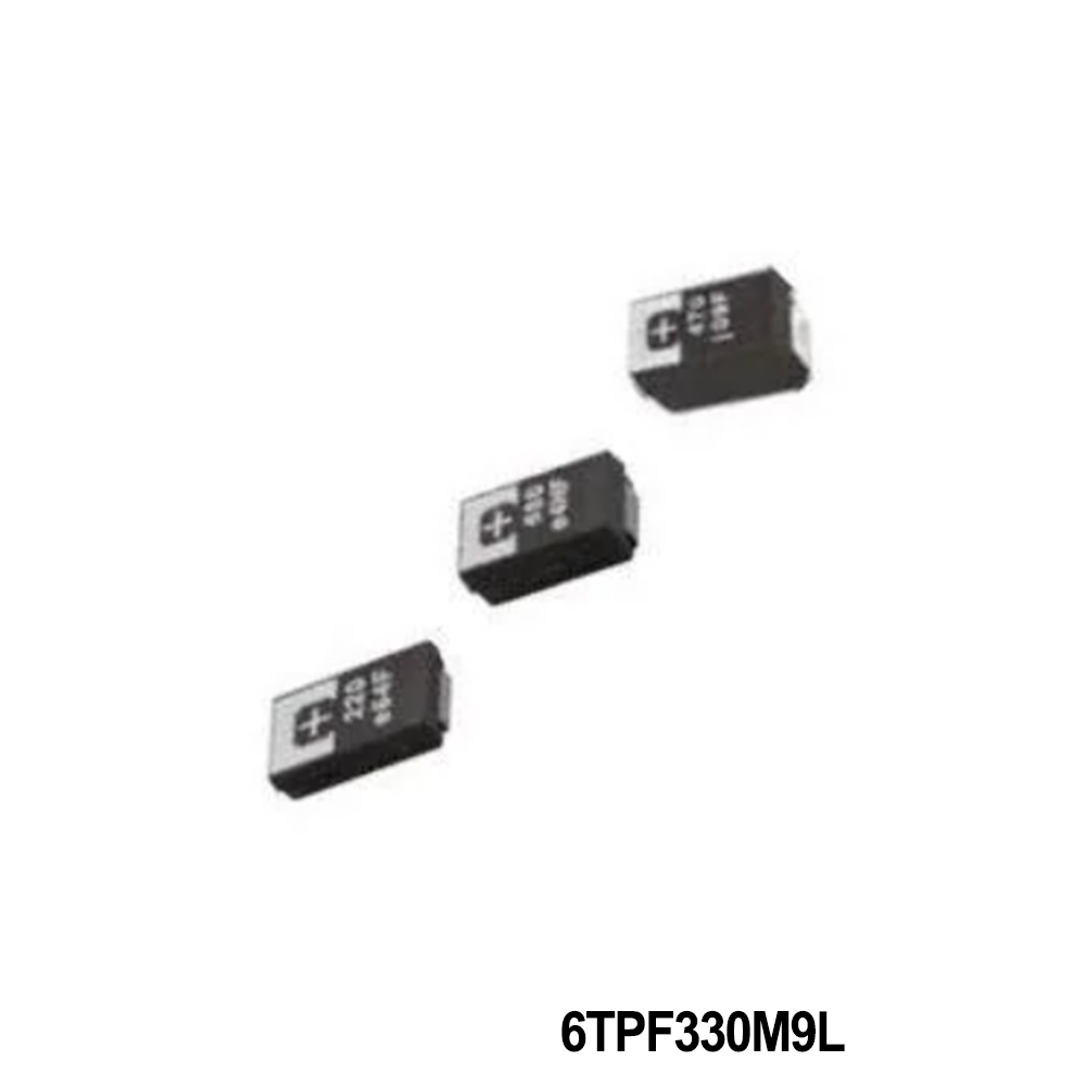 6TPF330M9L Panasonic IndustryTantalum Capacitors - Polymer 6.3volts 330uF